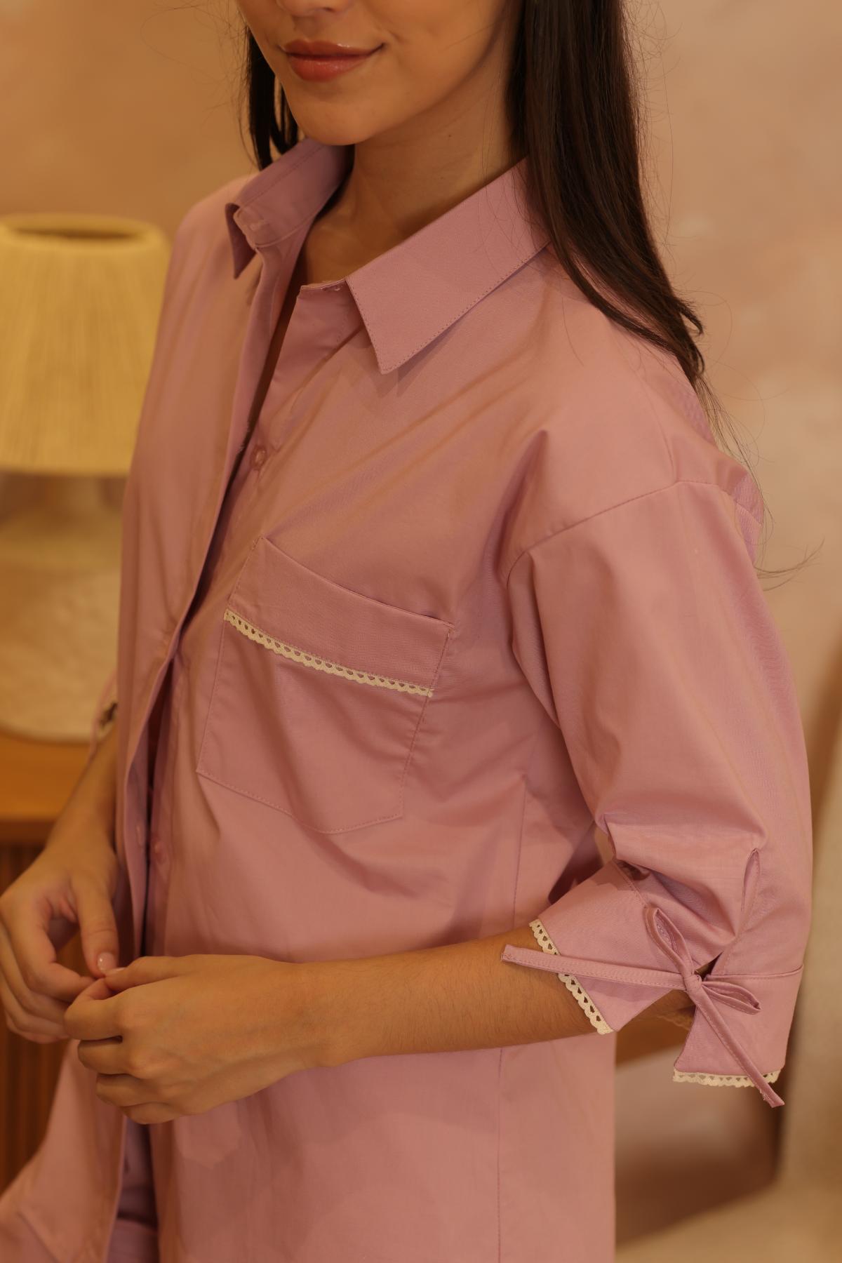 Camisa Clara Malva
