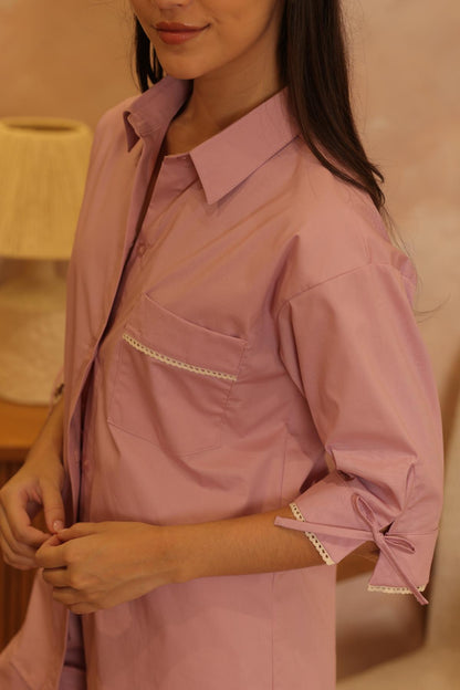 Camisa Clara Malva