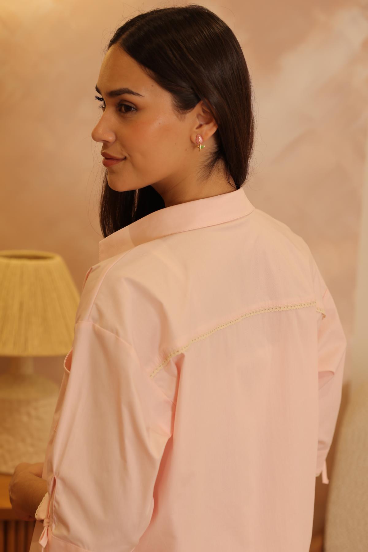 Camisa Clara Rosa