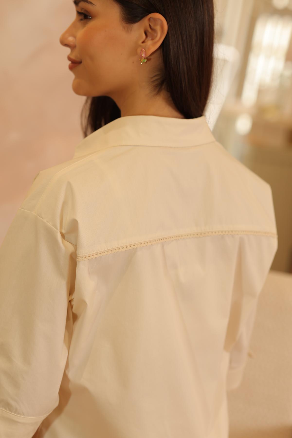 Camisa Clara Crema