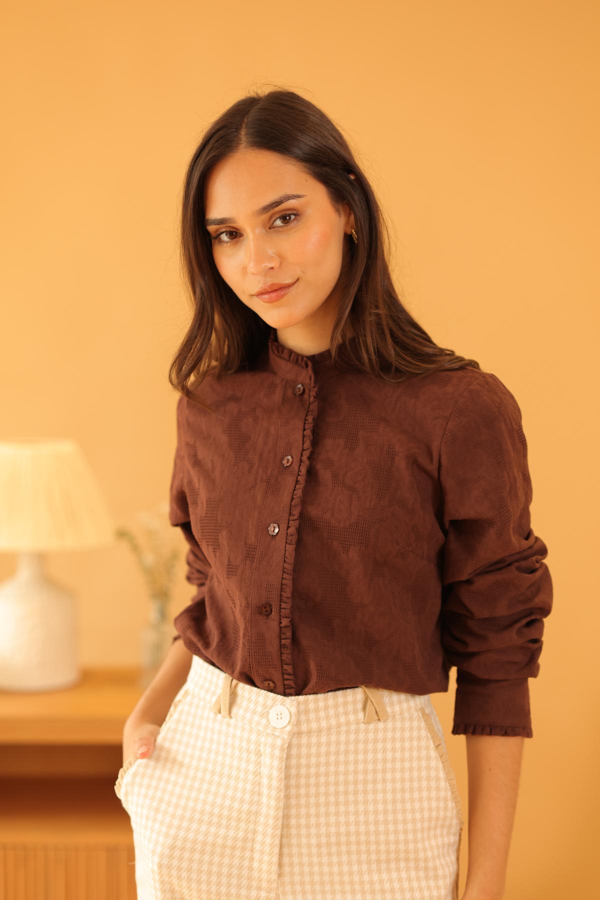 Blusa Poema Café