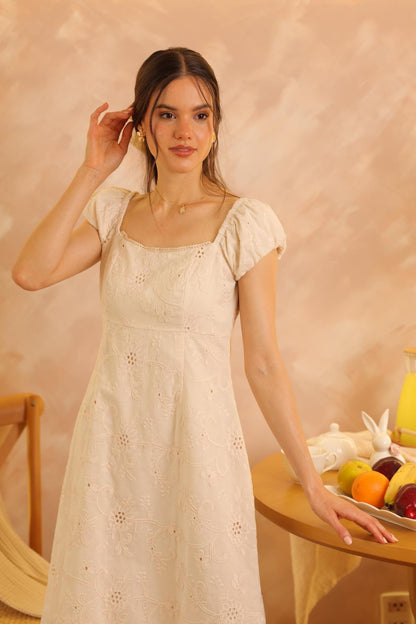 Vestido Jazmin Crema