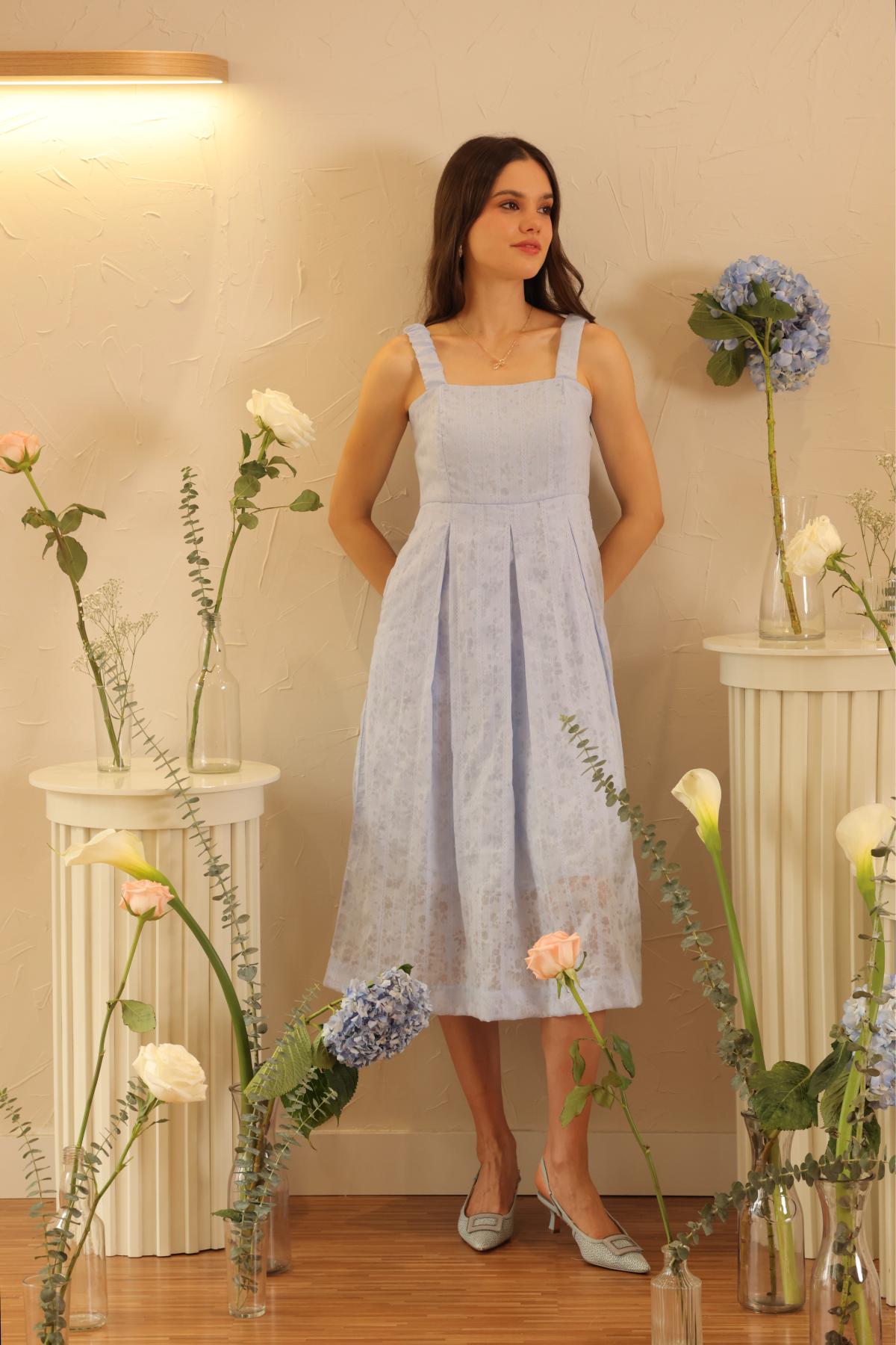 Vestido Paloma Celeste