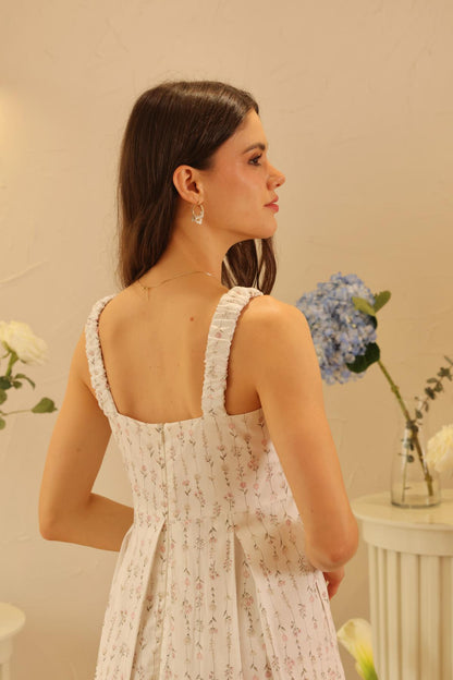 Vestido Paloma Flores_Perla