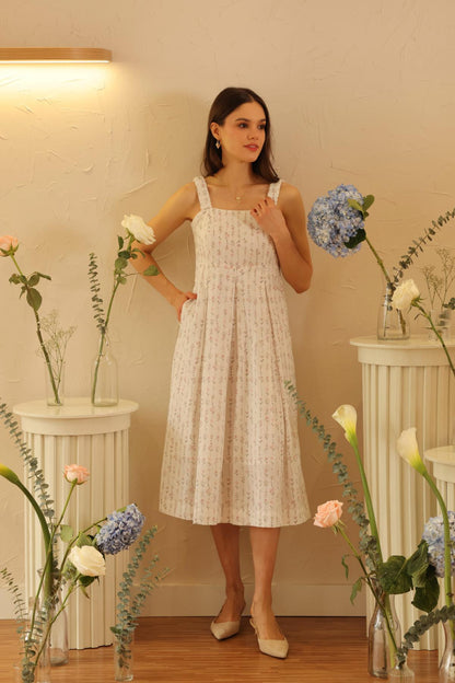 Vestido Paloma Flores_Perla