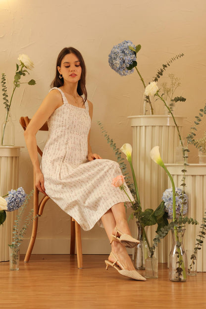Vestido Paloma Flores_Perla