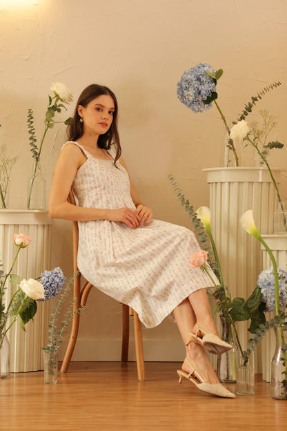 Vestido Paloma Flores_Perla