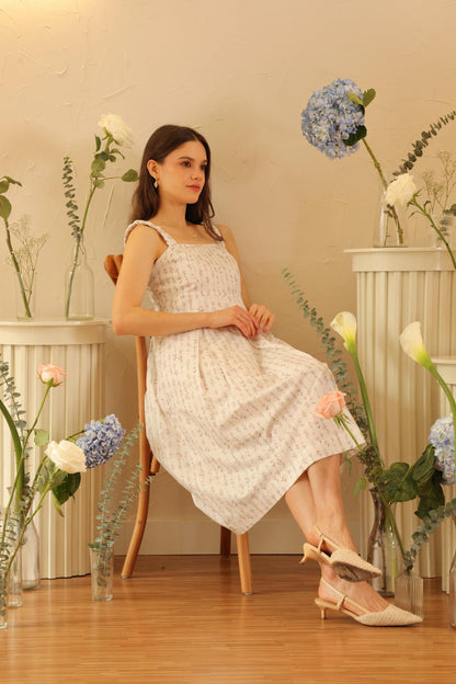 Vestido Paloma Flores_Perla