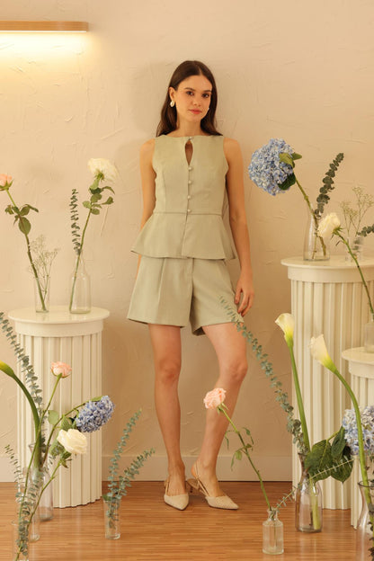 Chaleco Clavel Menta