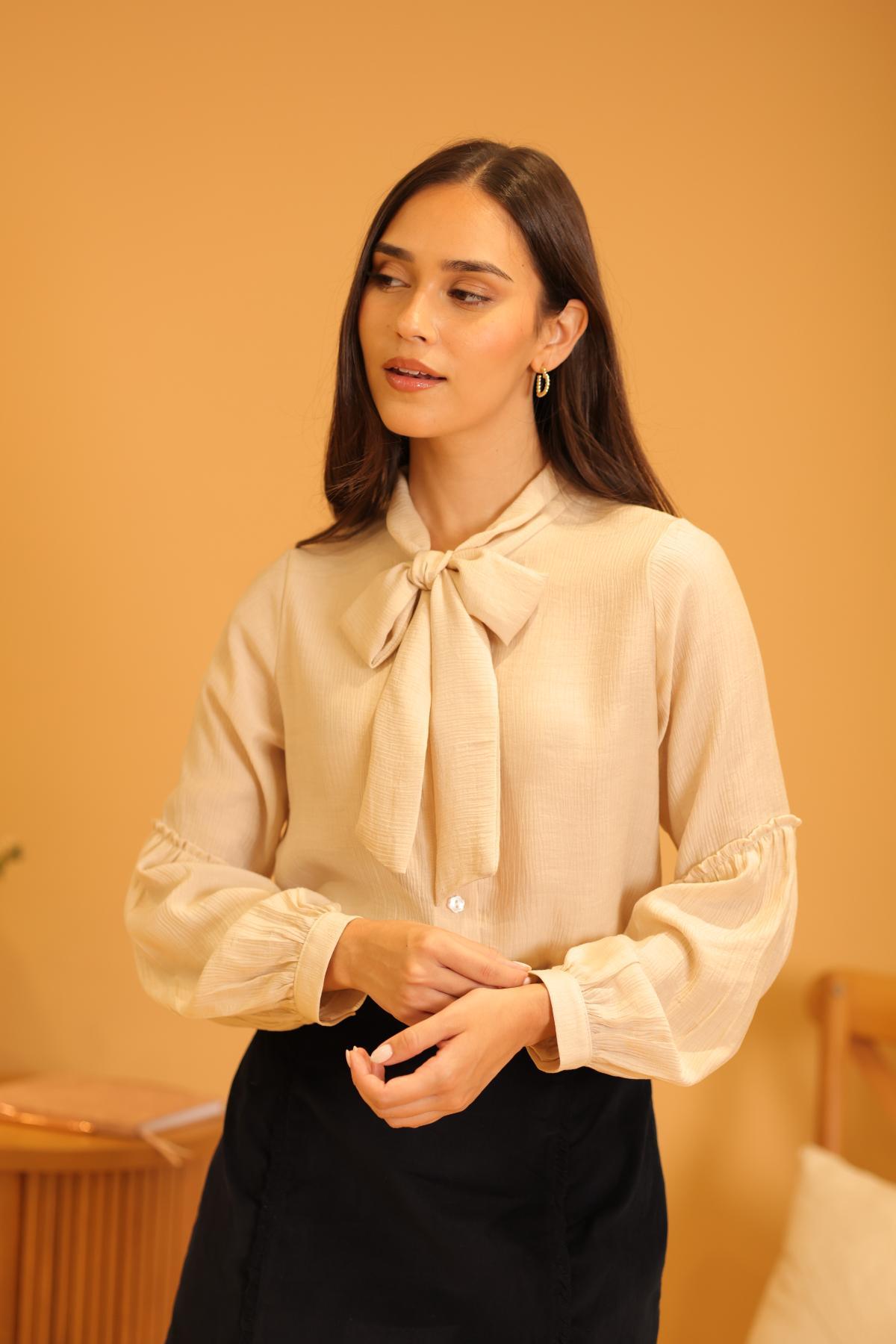 Blusa Paz Crema