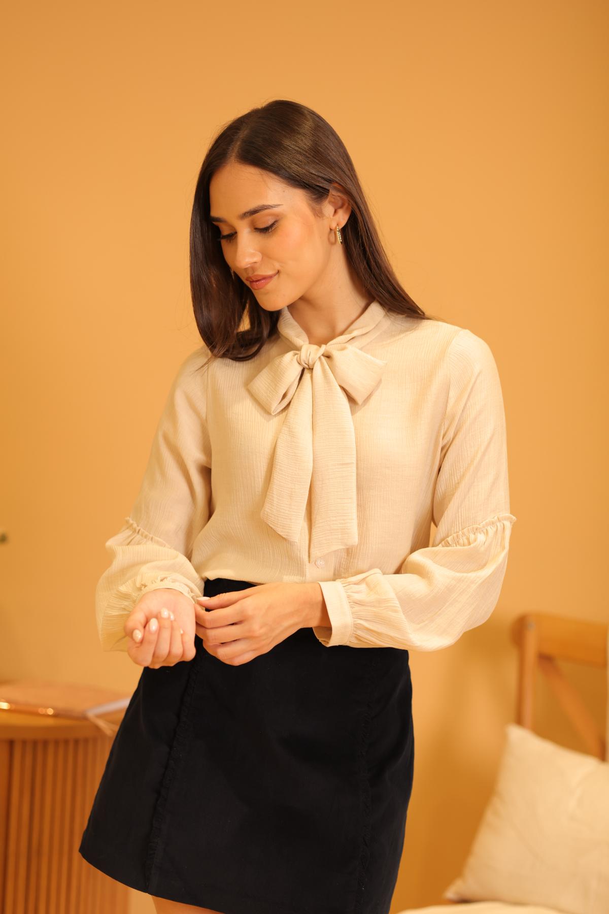 Blusa Paz Crema