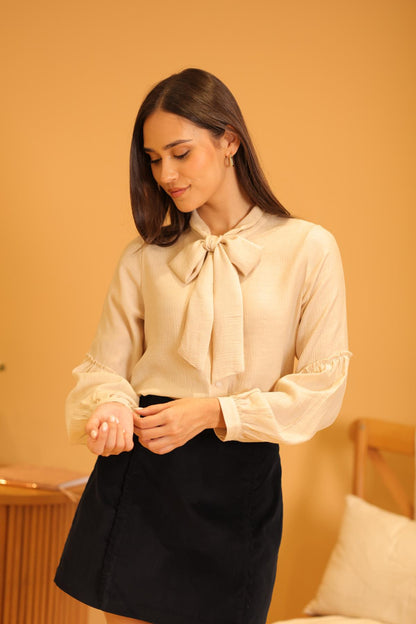 Blusa Paz Crema