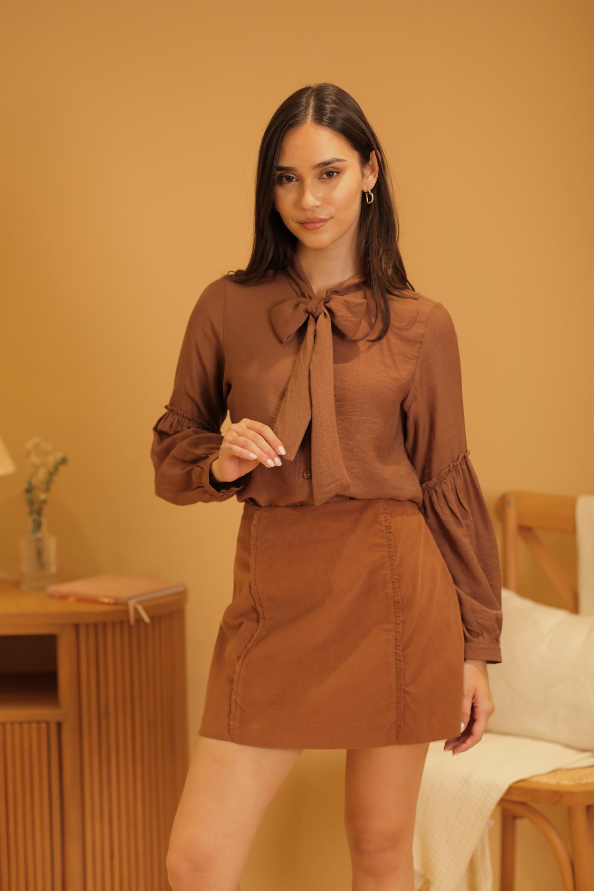 Blusa Paz Cafe