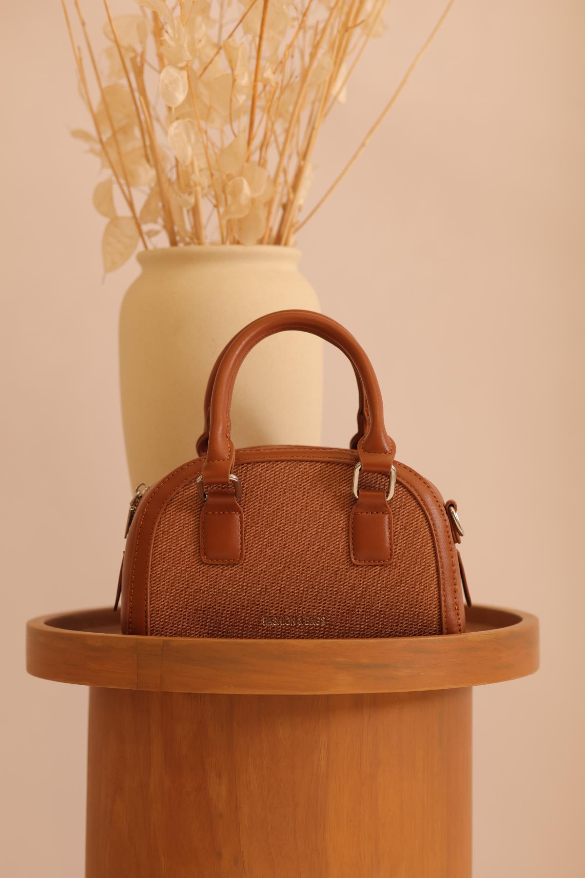 Cartera Lia Ocre