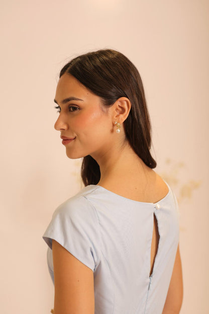 Vestido Esscence Celeste