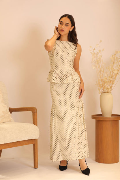 Top Spark Print Crema