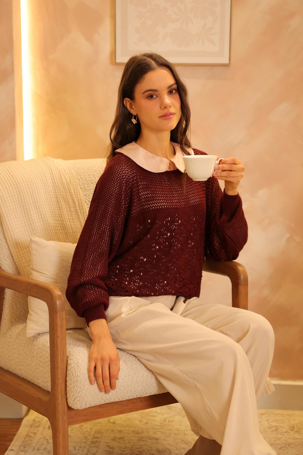 Sweater Secret Burgundy