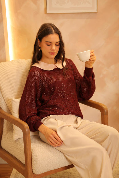 Sweater Secret Burgundy