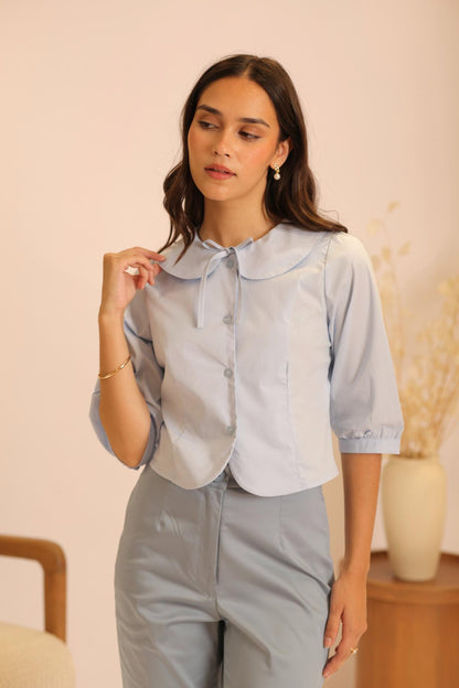 Blusa Presente Celeste