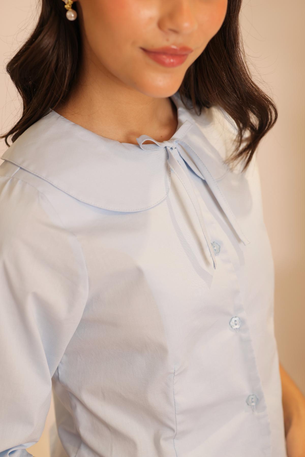 Blusa Presente Celeste