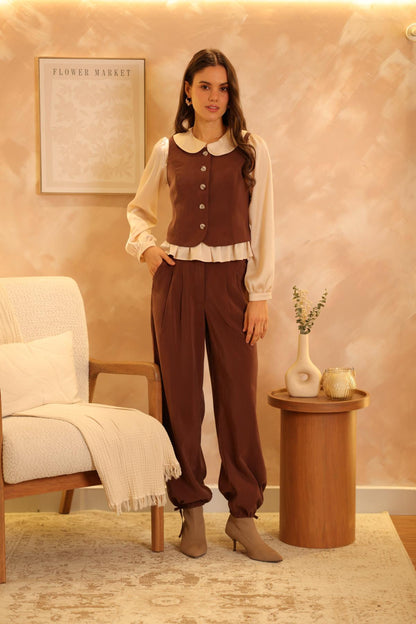 Pantalón Brave Café