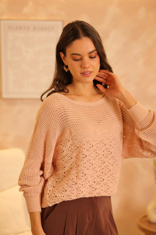 Sweater Secret Rosa
