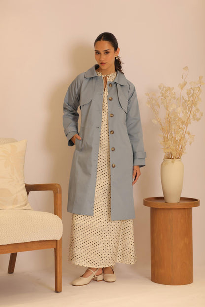 Gabardina Memories Acero