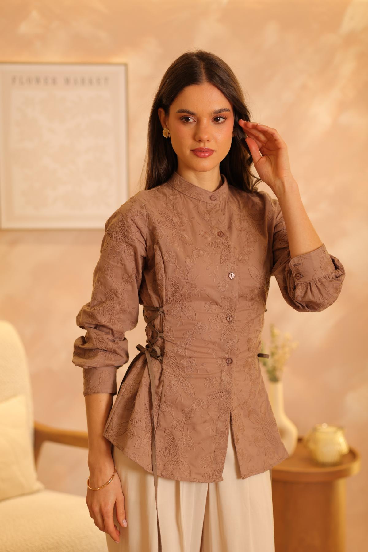 Blusa Esencia Cocoa