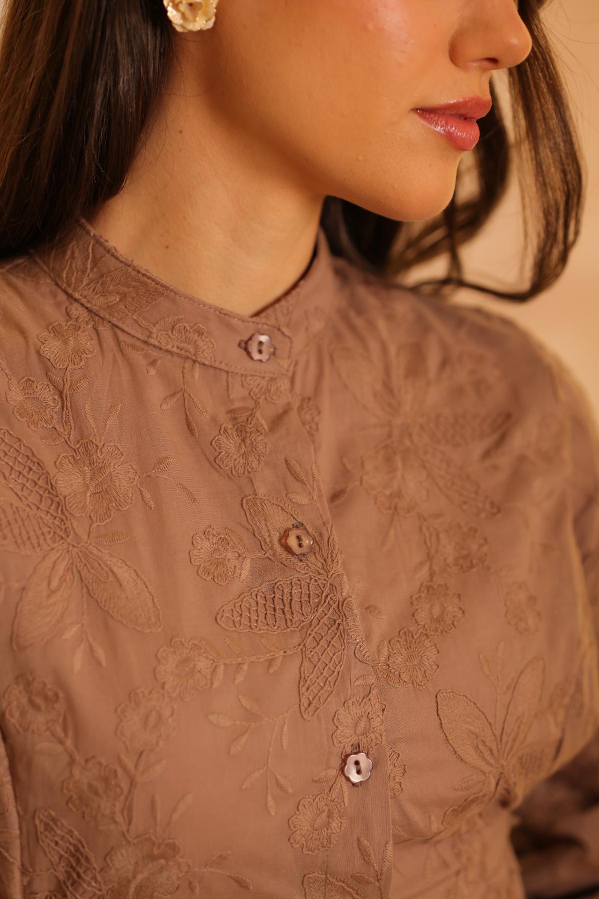 Blusa Esencia Cocoa