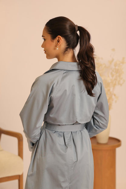 Gabardina Memories Acero