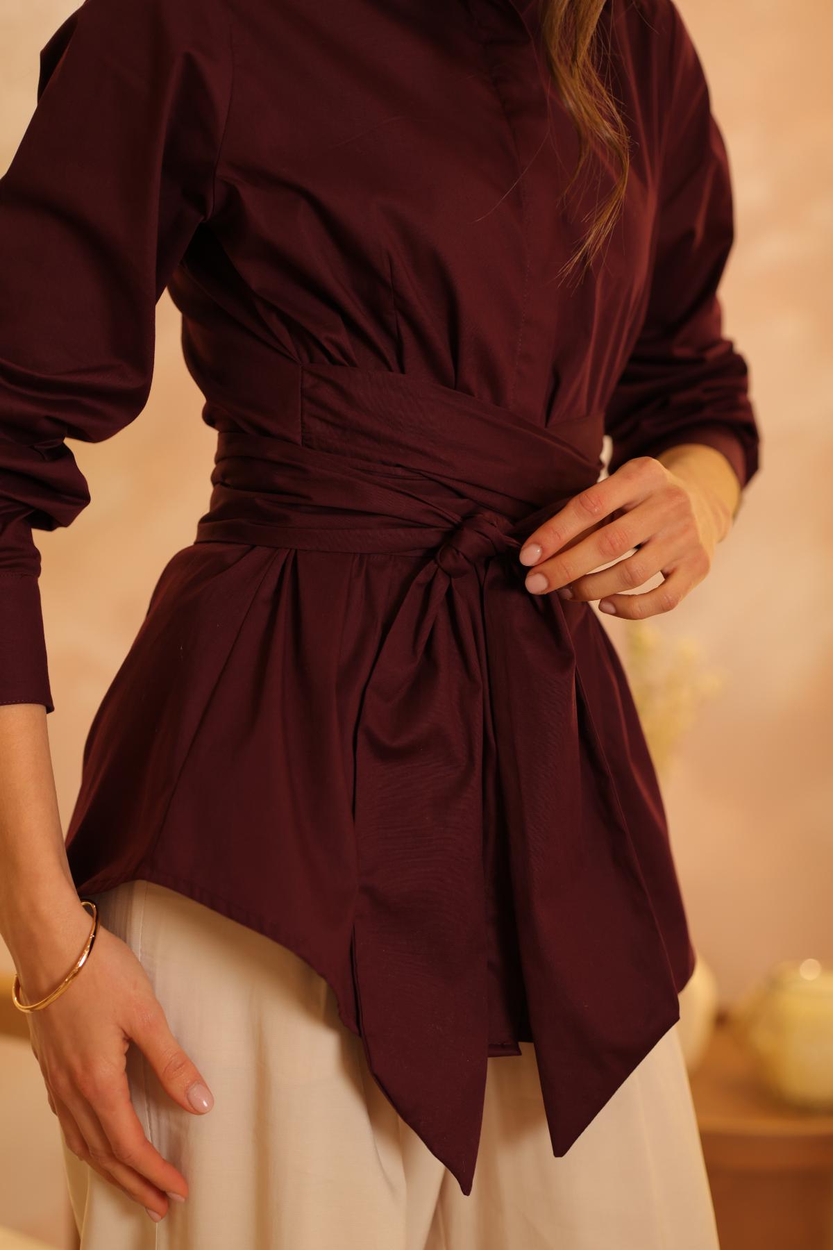Blusa Melody Burgundy - PRE VENTA