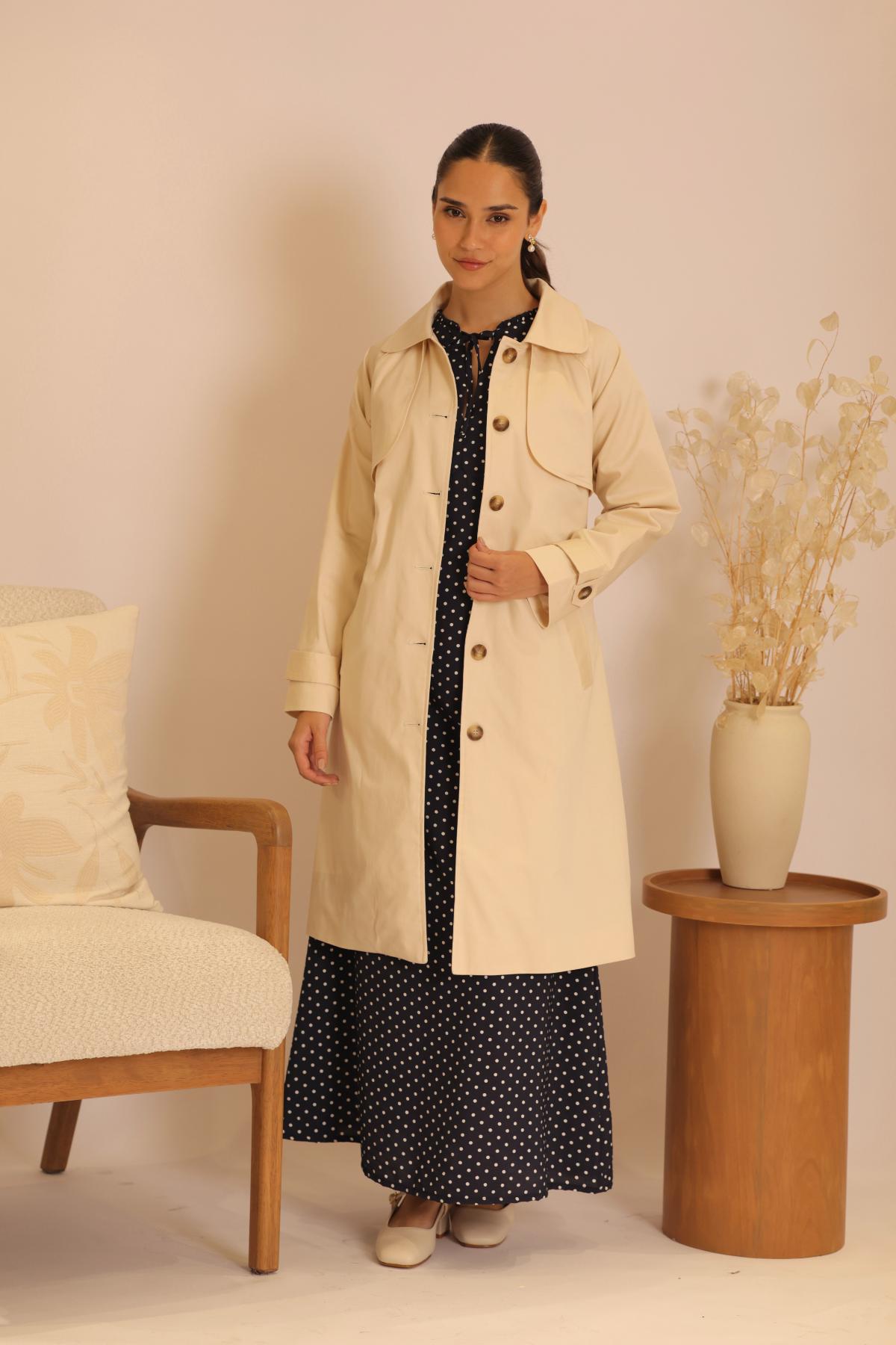 Gabardina Memories Crema