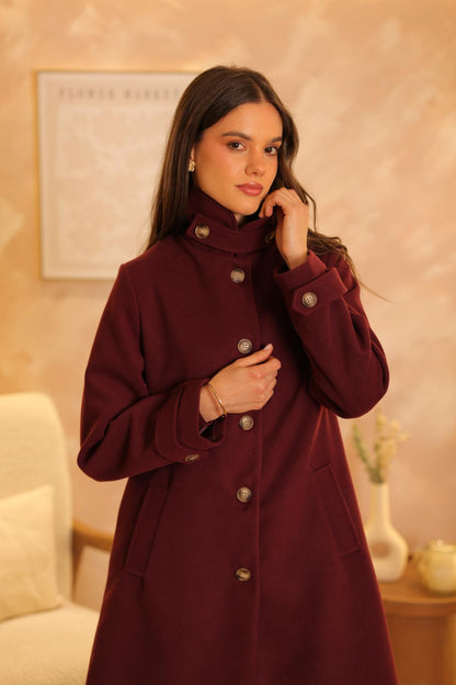 Abrigo Harmony Burgundy
