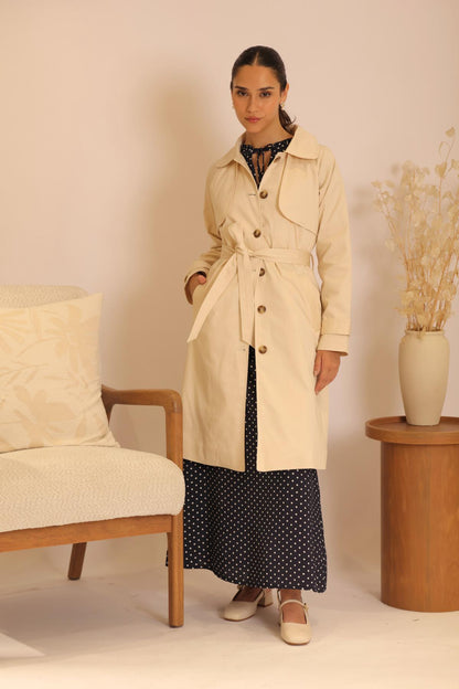 Gabardina Memories Crema