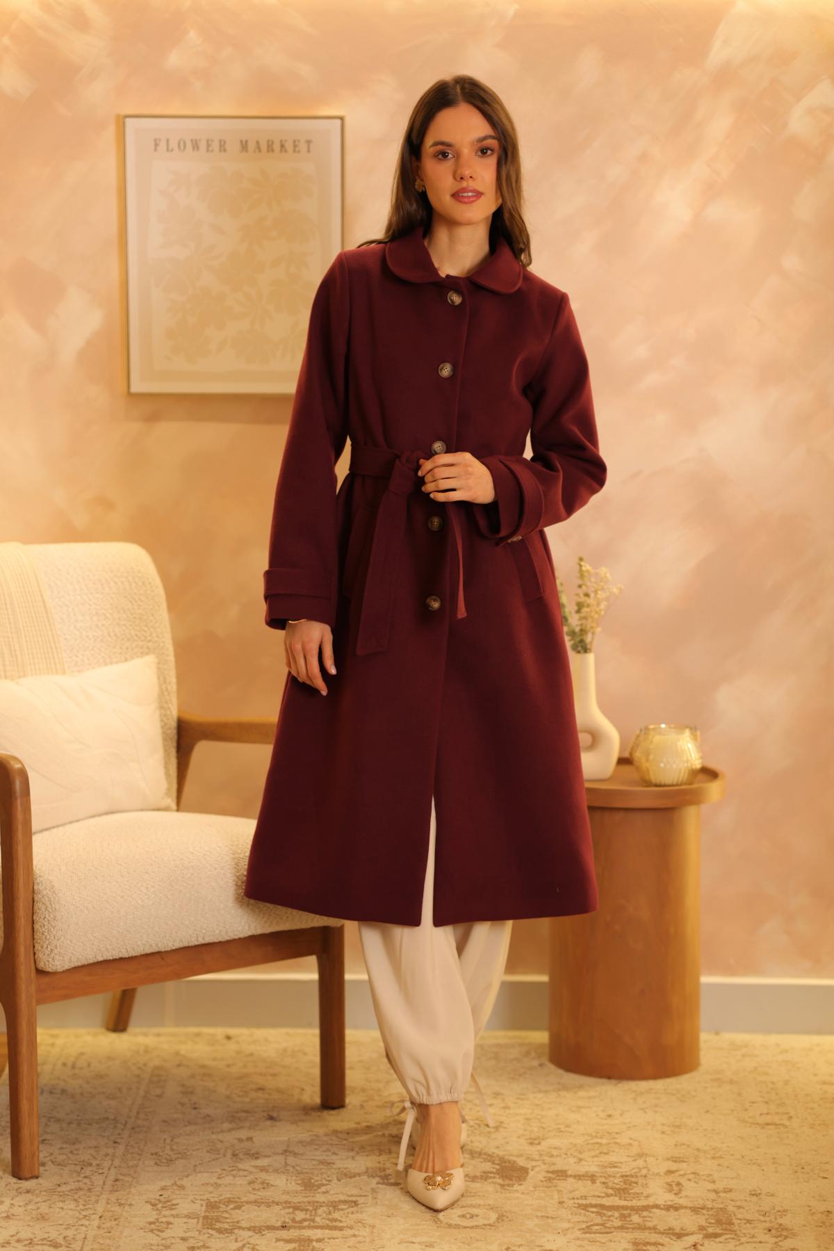 Abrigo Harmony Burgundy