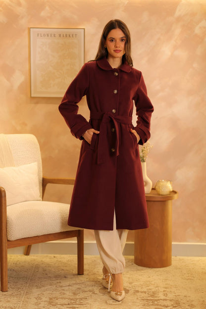 Abrigo Harmony Burgundy