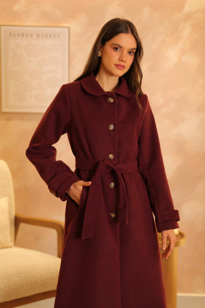 Abrigo Harmony Burgundy
