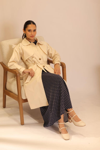 Gabardina Memories Crema