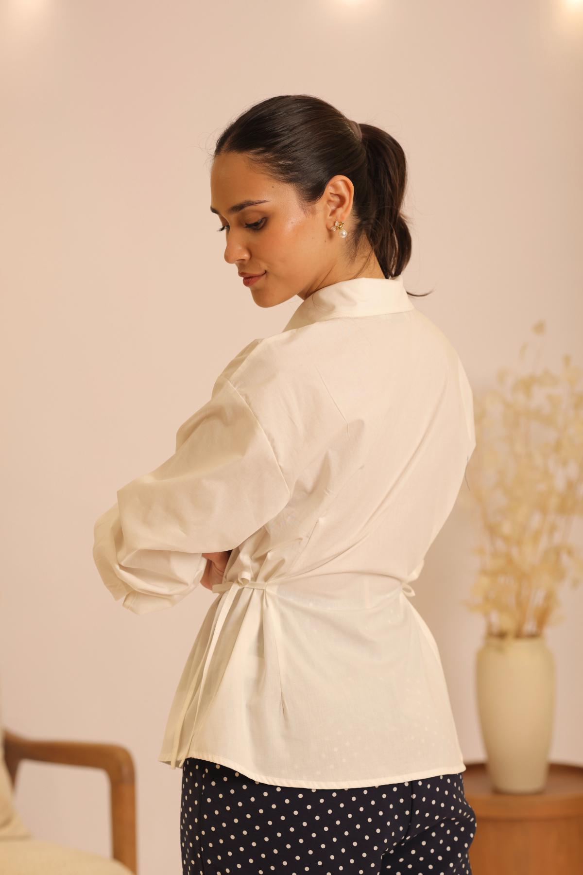 Blusa Atemporal Crema