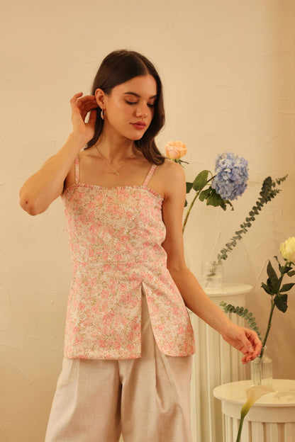 Top Lirio Flores_Rosa