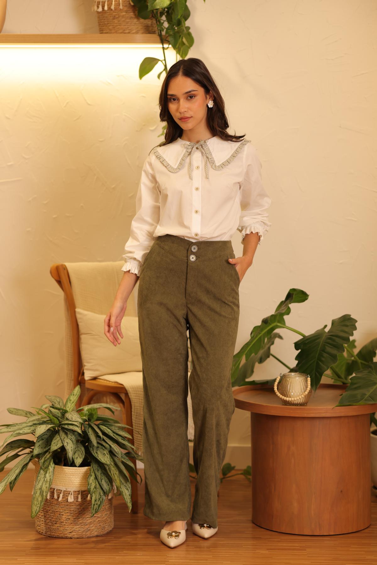 Pantalón Edén Olivo