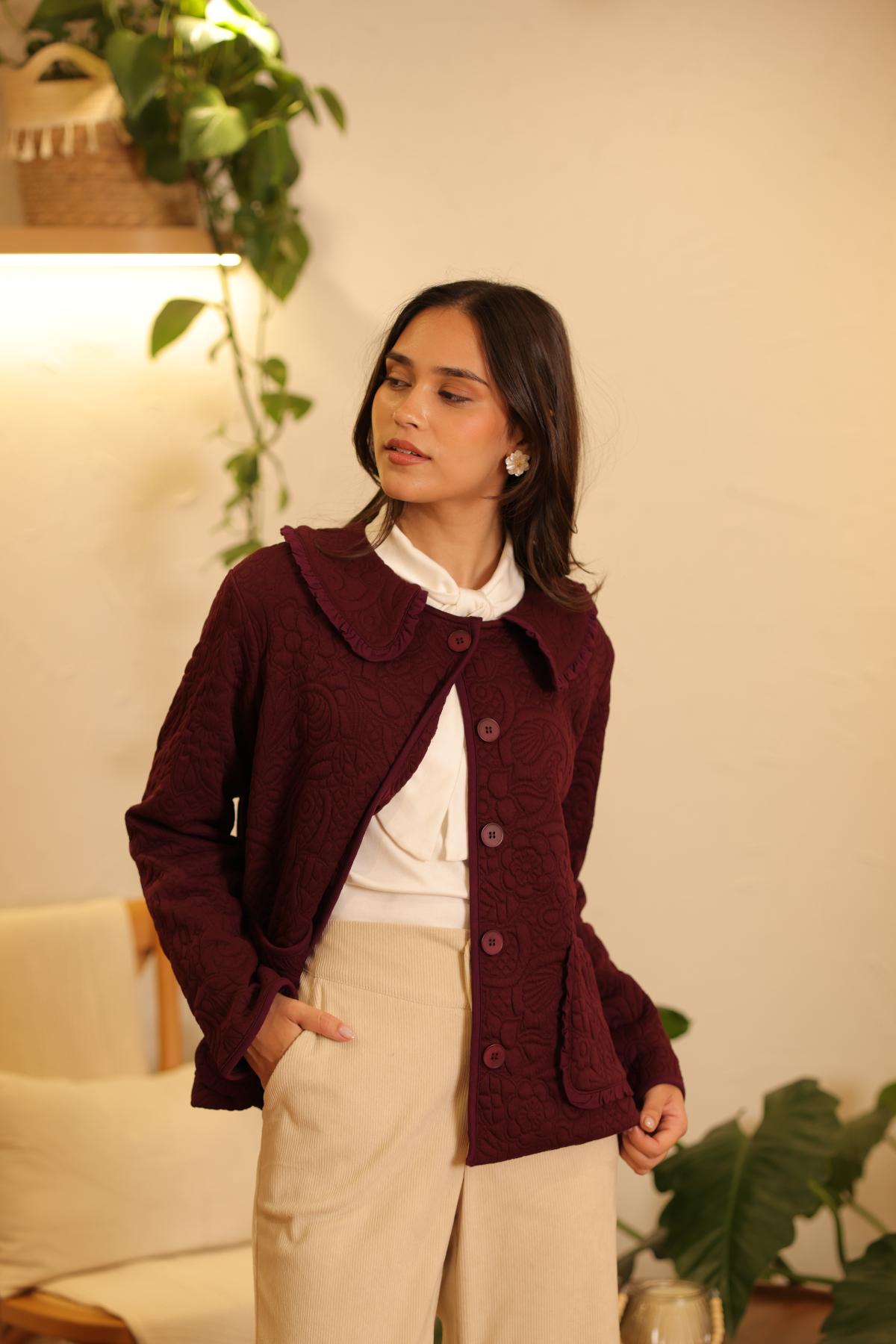 Chaqueta Aurora Burgundy