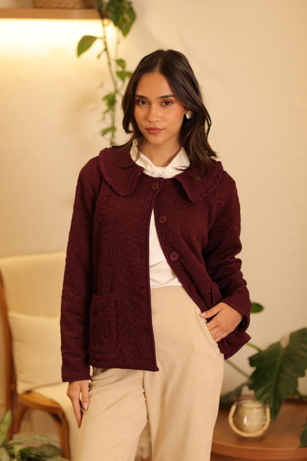 Chaqueta Aurora Burgundy