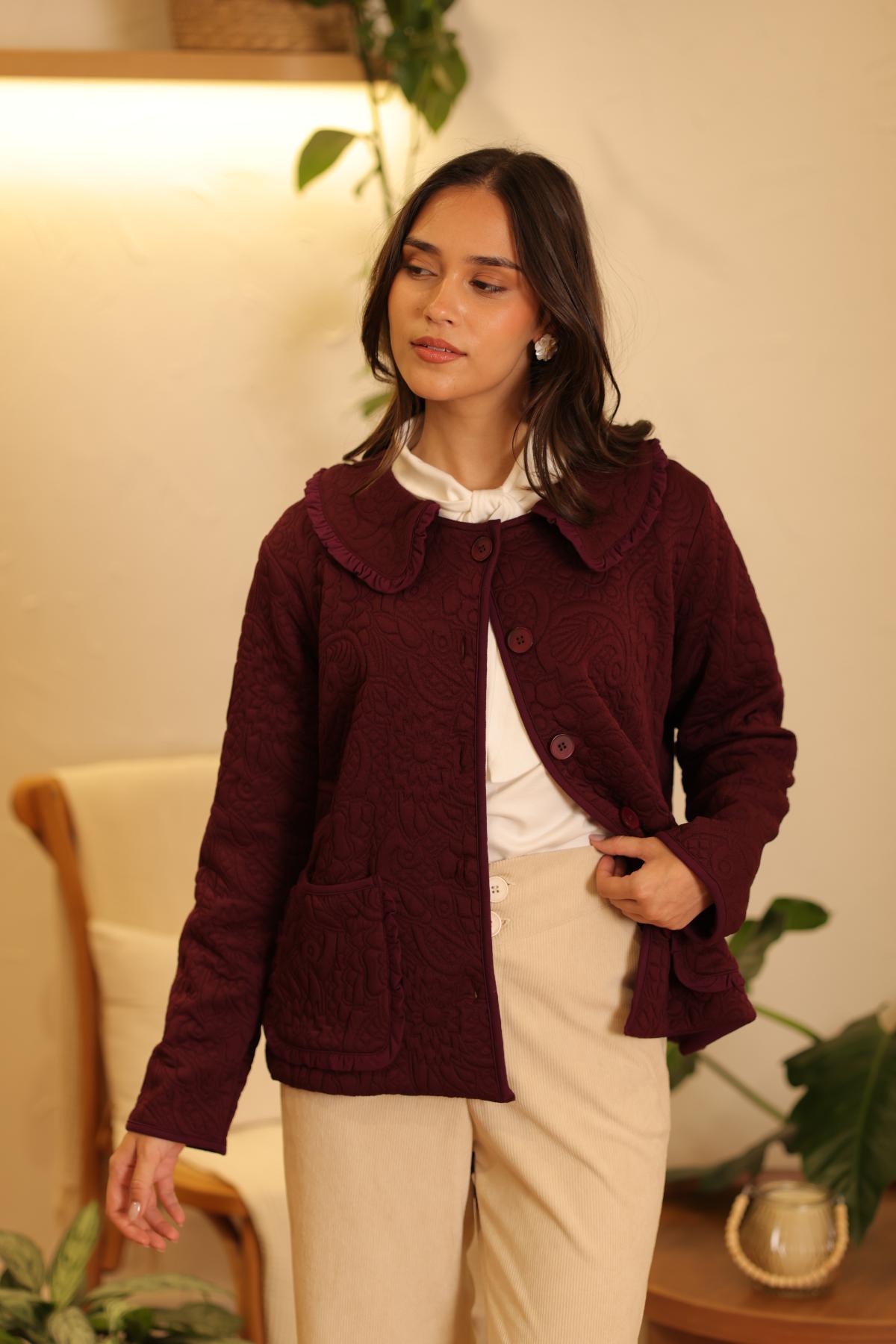 Chaqueta Aurora Burgundy
