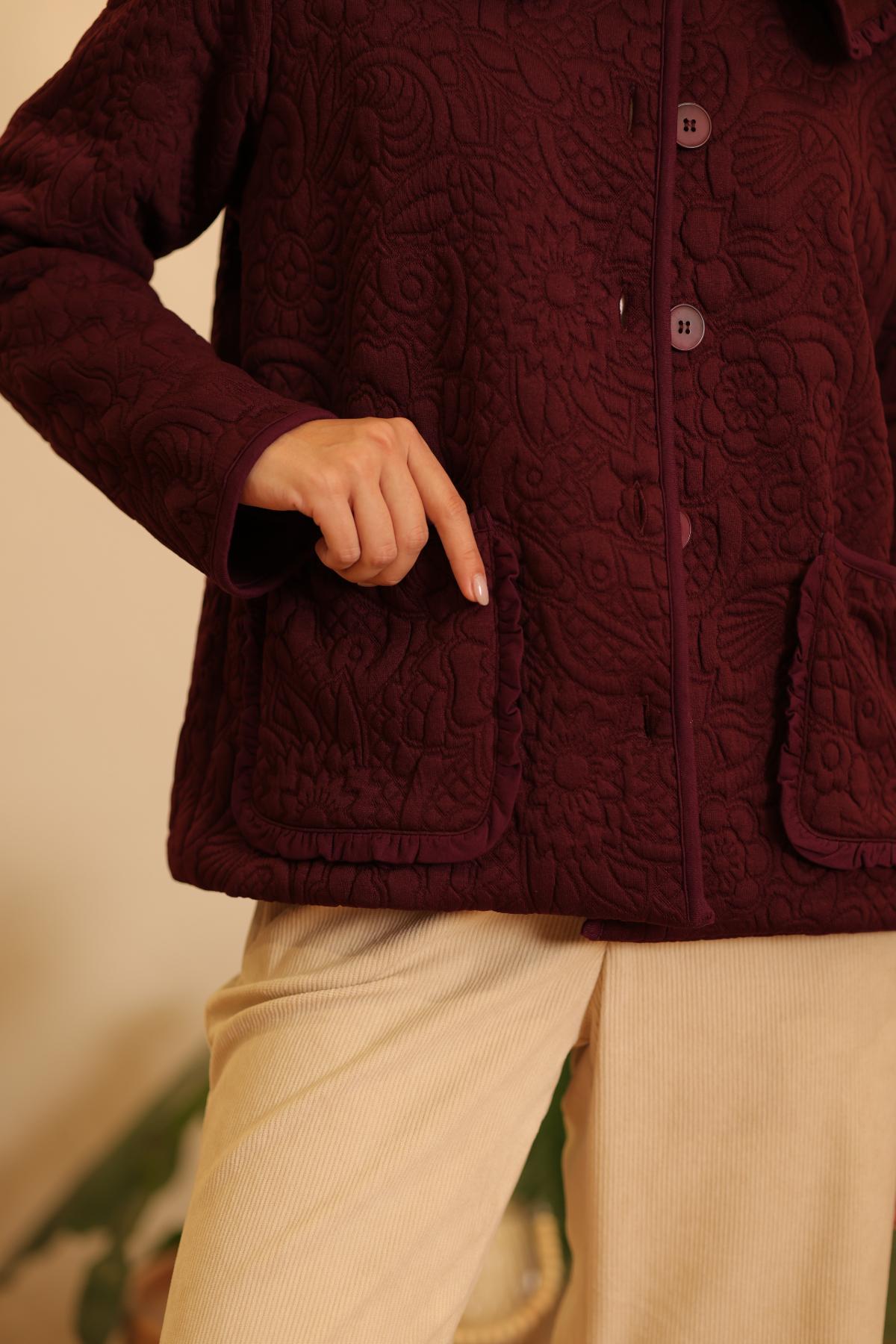 Chaqueta Aurora Burgundy