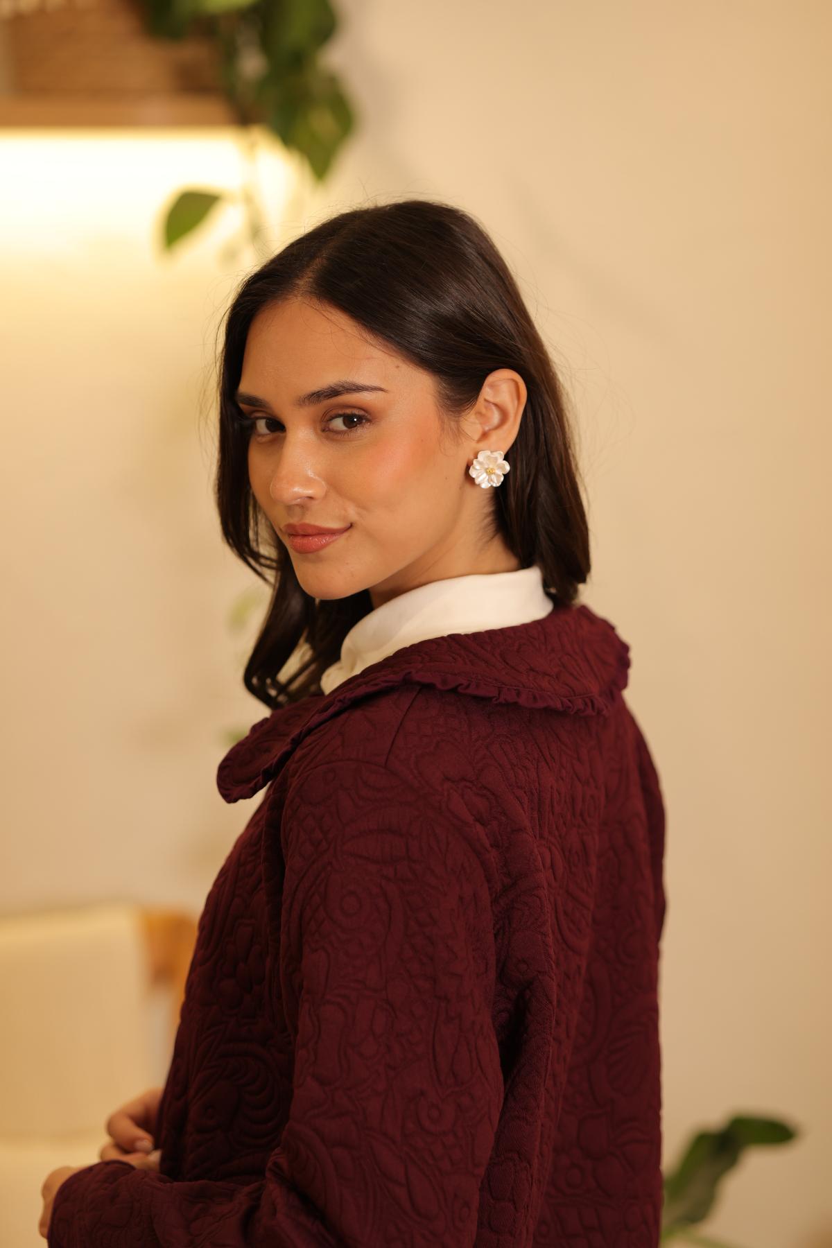 Chaqueta Aurora Burgundy