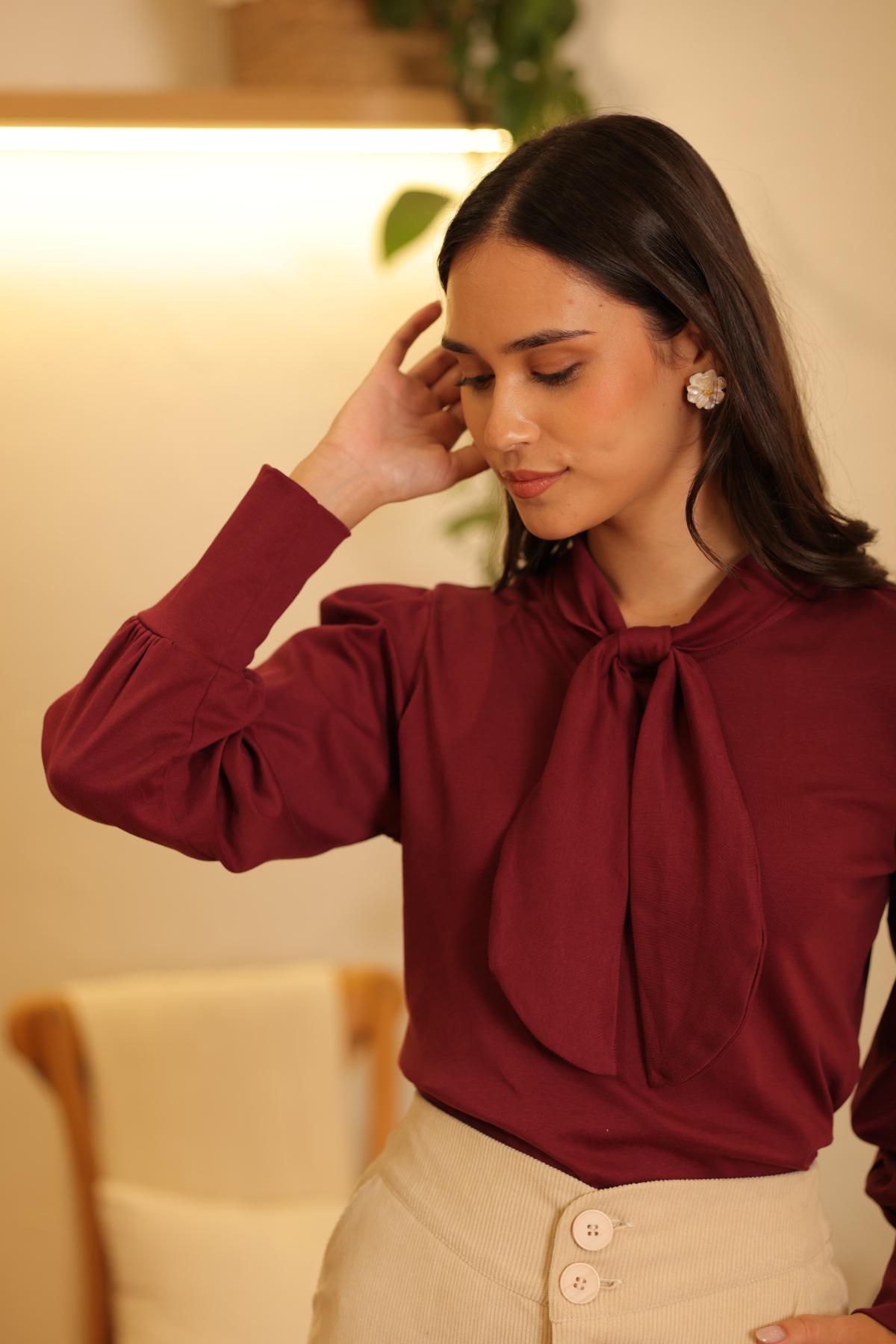 Top Evolve Burgundy