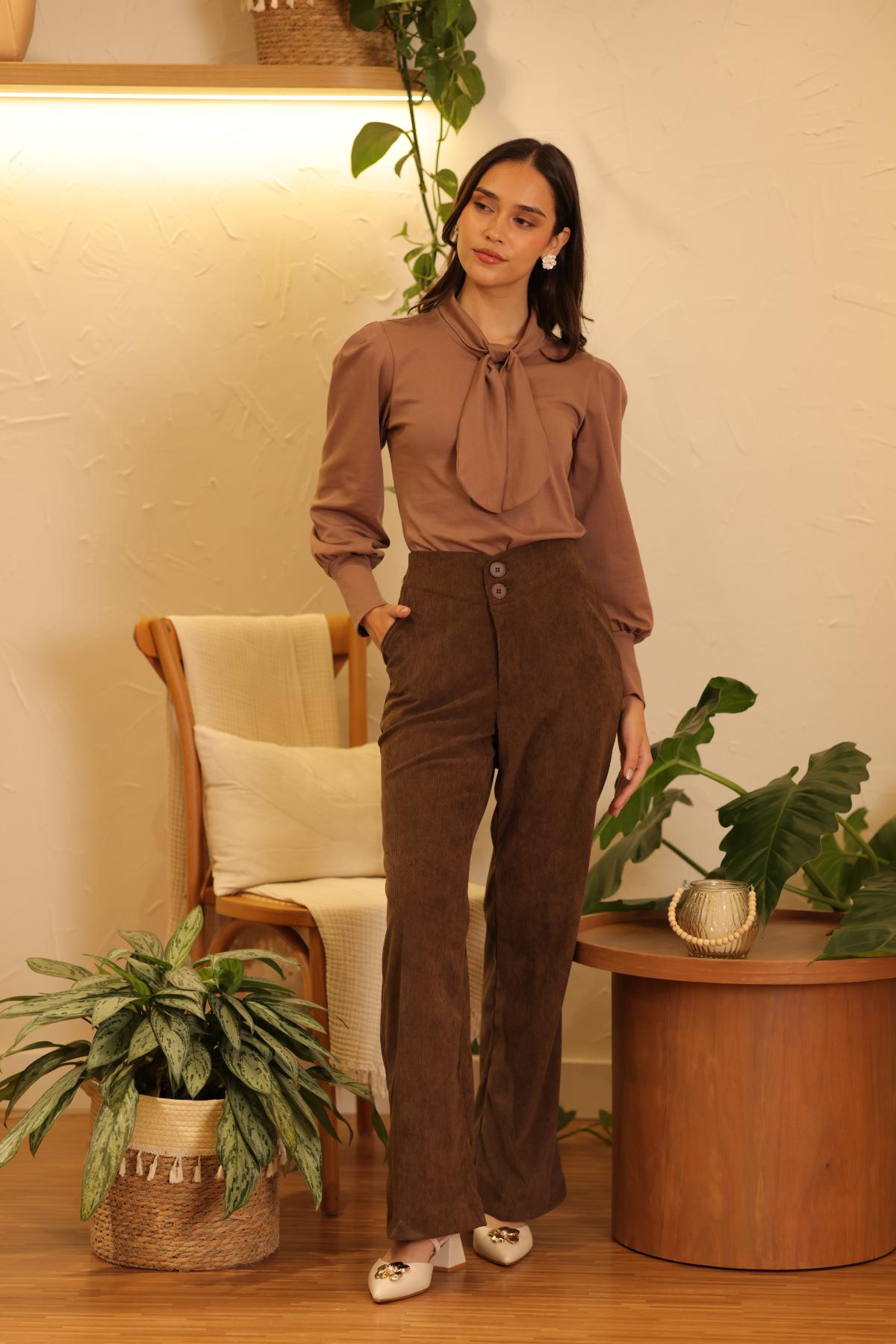 Pantalón Edén Café