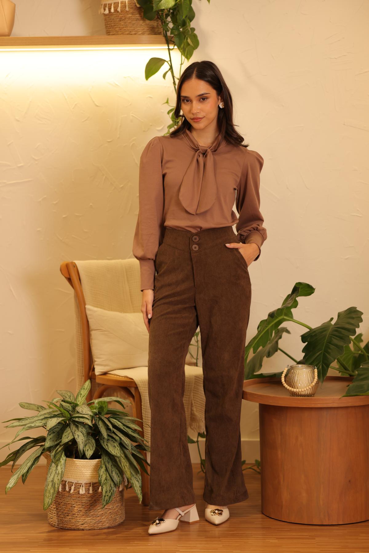 Pantalón Edén Café