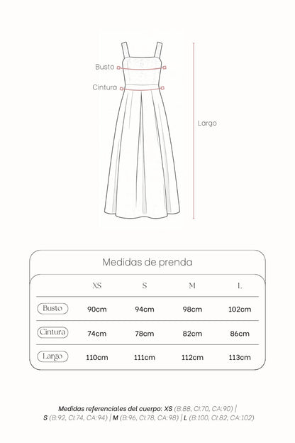 Vestido Paloma Celeste